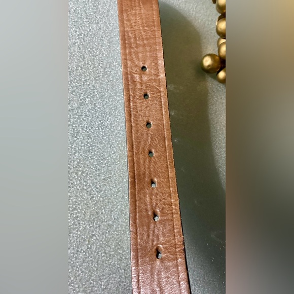 Dickies Men’s brown leather Belt double- sided - Picture 10 of 16